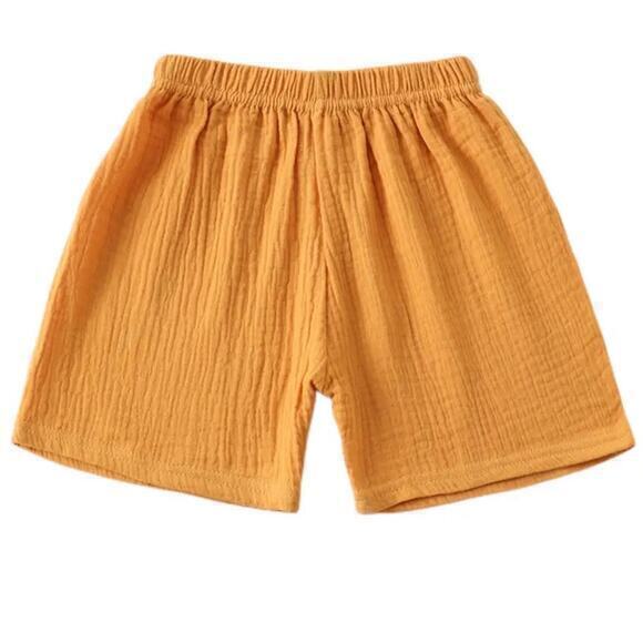 New toddler boy girl linen cotton shorts 4T - Picture 1 of 5